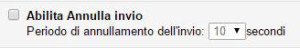 Abilita annulla invio gmail