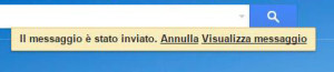 Annulla invio gmail