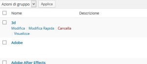 cancellazione tag wordpress