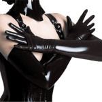 48-50CM-Women-Shiny-Spandex-PVC-Sexy-Catwoman-Gloves-Scary-Halloween-Long-Leather-Glove-For-Show