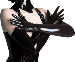 48-50CM-Women-Shiny-Spandex-PVC-Sexy-Catwoman-Gloves-Scary-Halloween-Long-Leather-Glove-For-Show