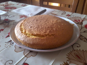 torta appena sfornata