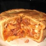 Un esempio del ''Pasticcio di Natale'', ricetta tradizionale di Noto (Sicilia)