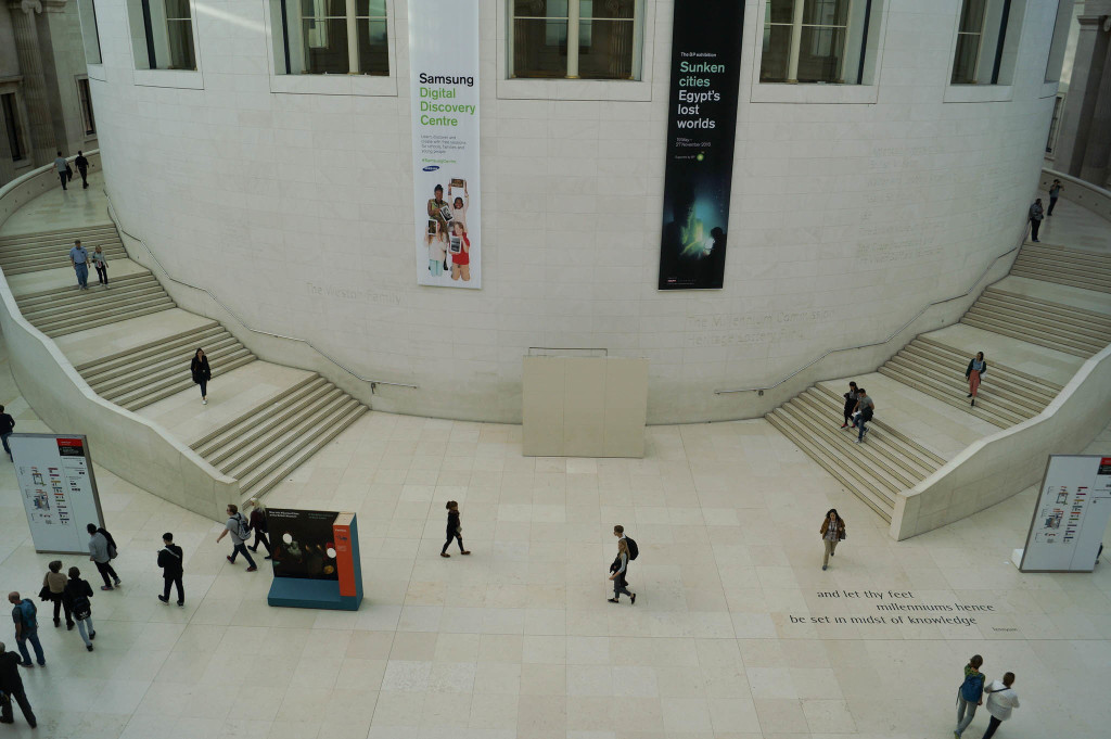 Atrio principale del British Museum