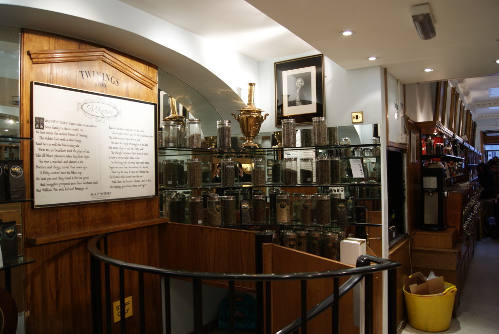 L'interno di Twinings